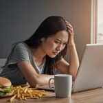 A picture show of eating junk foods.